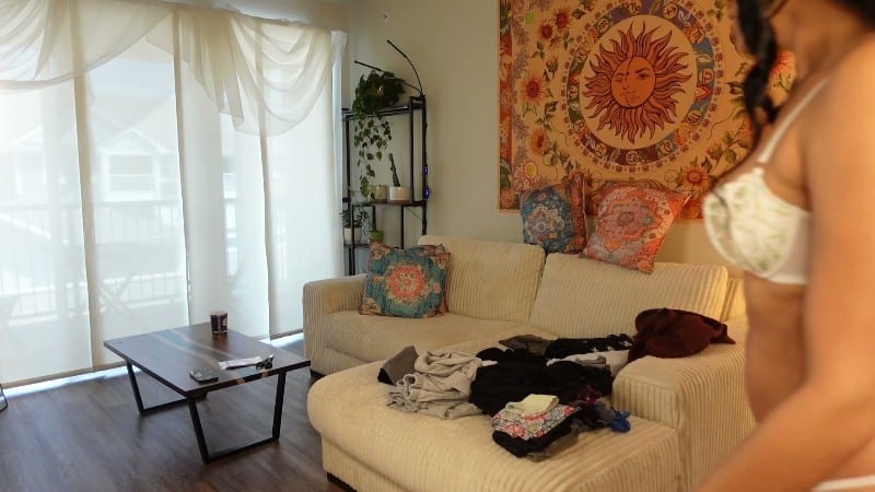 Lani Lust - Jerking Off While step Mother Cleans 2