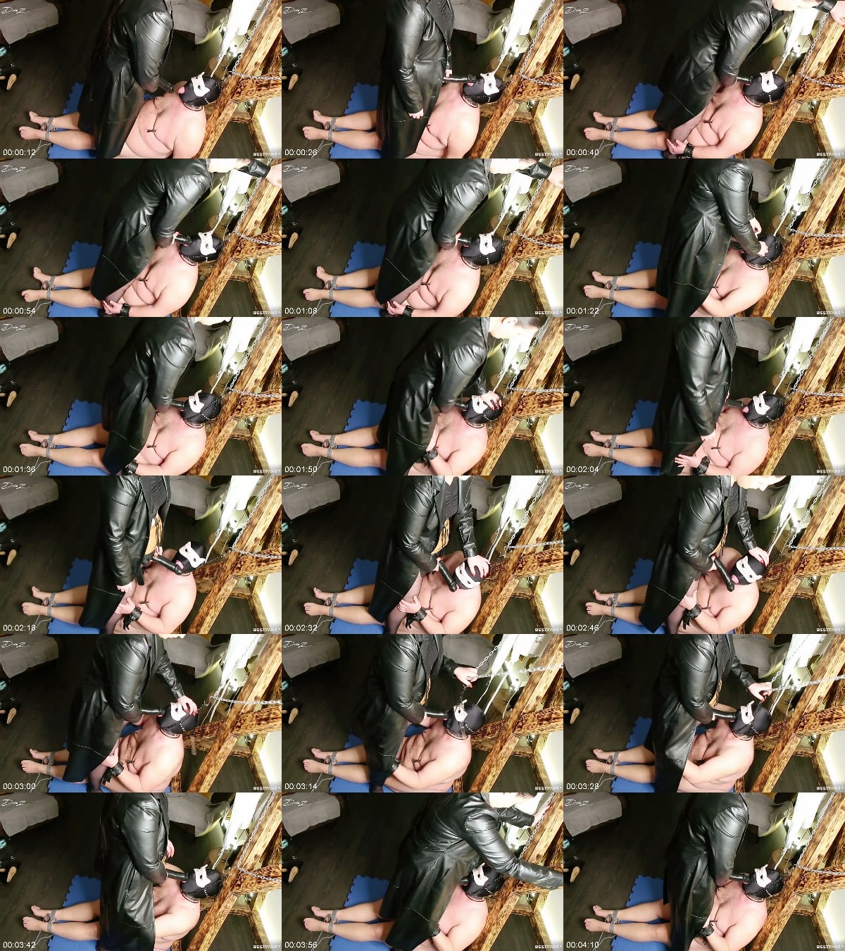 Leather Diva Zarah - This Xxl Cock Fills His Mouth Quite Nicely 6