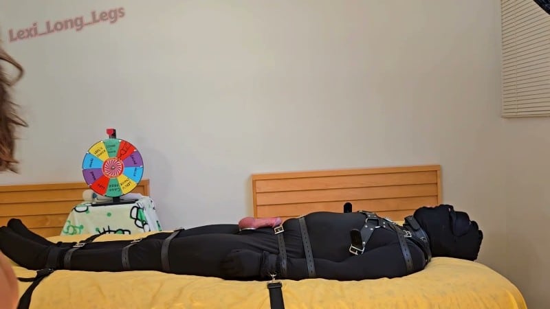 Lexi Long Legs - Wheel Of Edging Cum And Get Locked Up 3