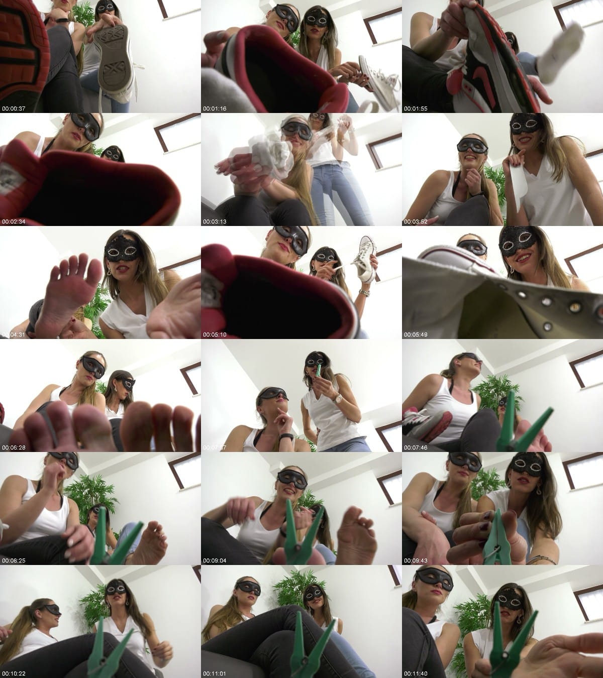 Madame Marissa - Slave Girl Suffers Under Stinky Sneakers - Socks and Feet 6