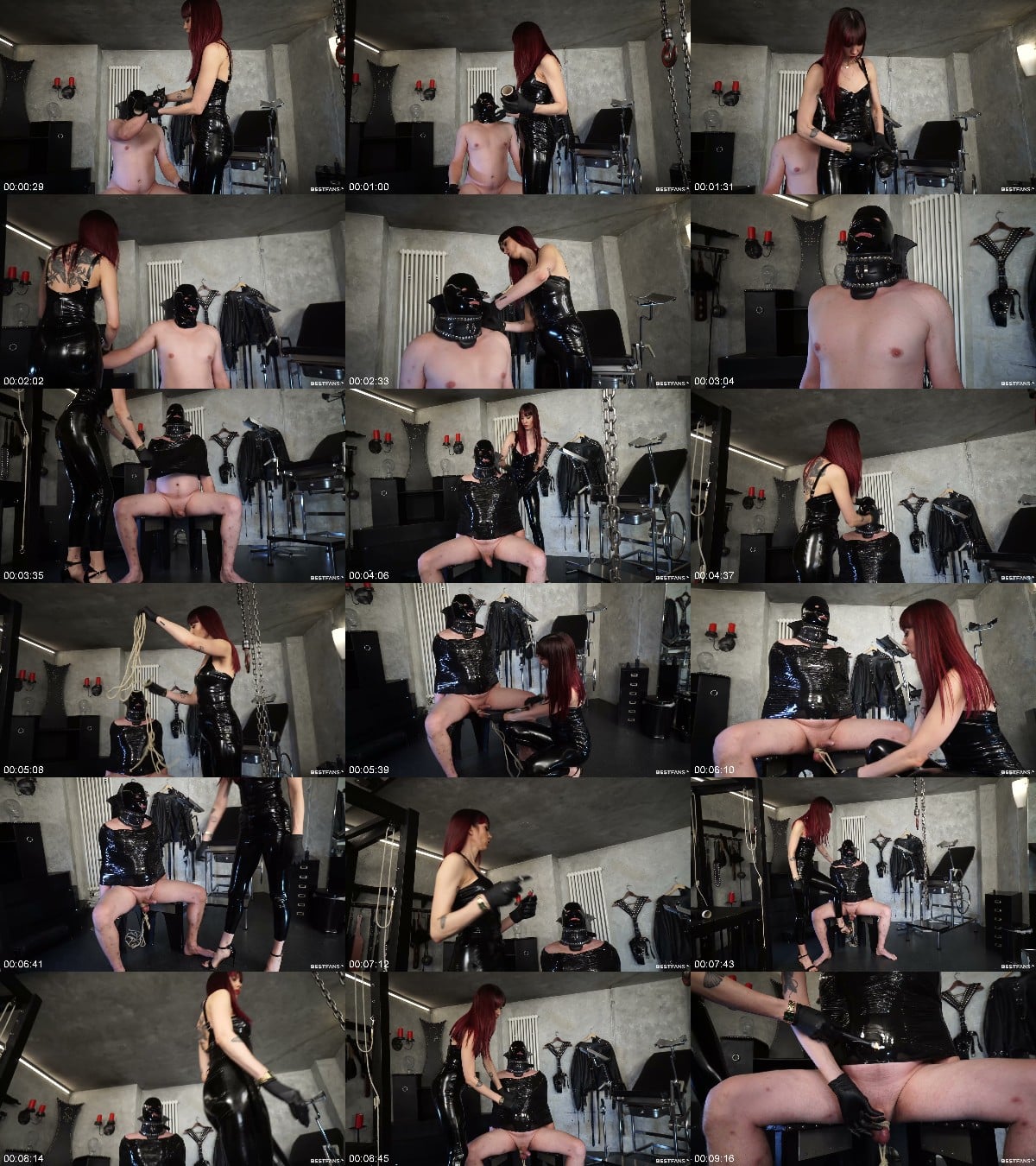 Mistress Yuna - Foil Bondage On The Punishment Chair 6