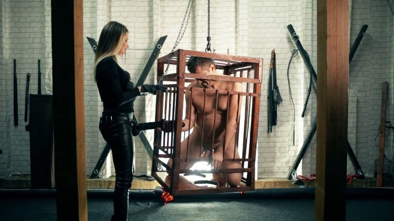 NoirQueenie - Pegging In A Cage Angle 1 1