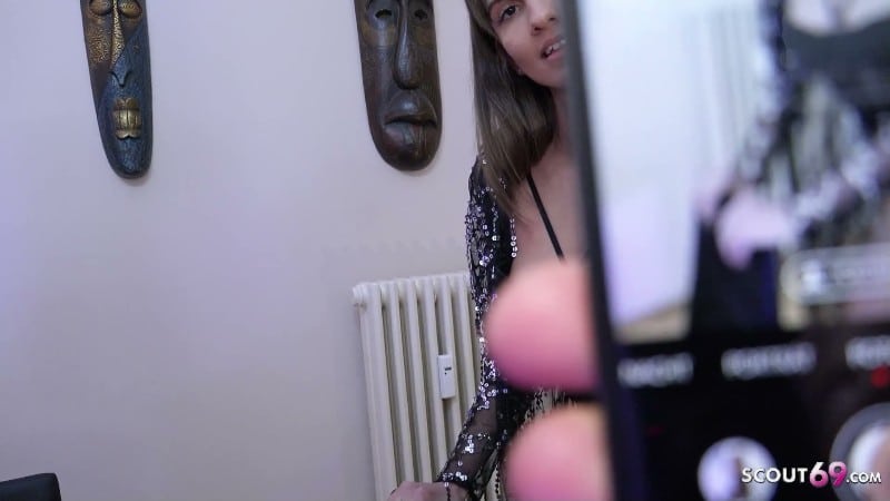 Scout69 - Lili Charmelle - SKINNY Long Legs Teen Lili Charmelle - Pickup and Rough Casting Fuck 2