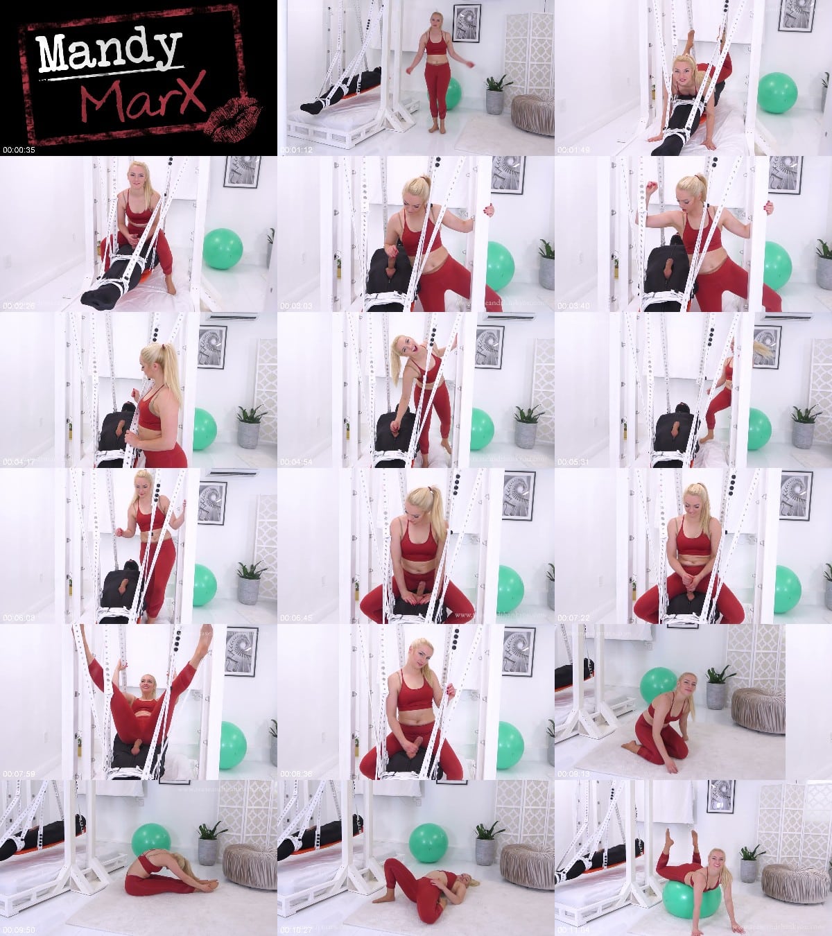 Tease and Thank You - Mandy Marx - Reviewing My New Yoga Swing 6