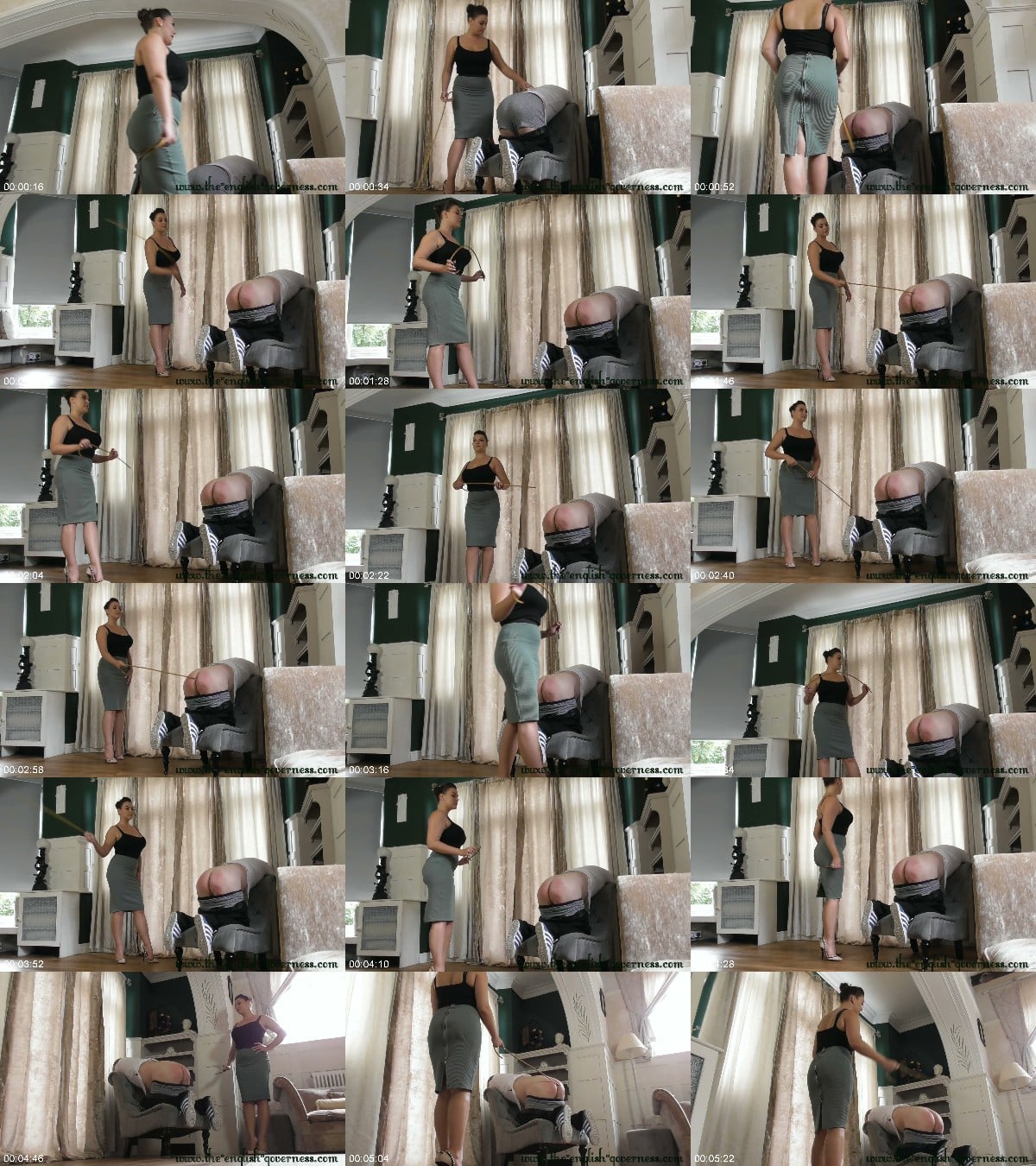 The English Governess - Miss Hendrix delivers a caning to remember 6