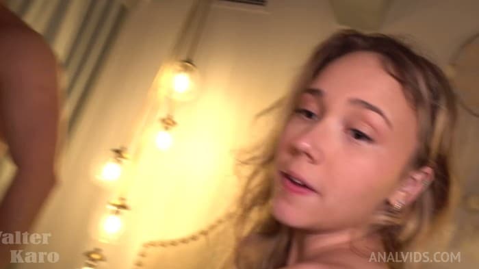 Double Pussy Penetration Aleta Alma - 2 Cock In Pizda - Anal Orgasm 4