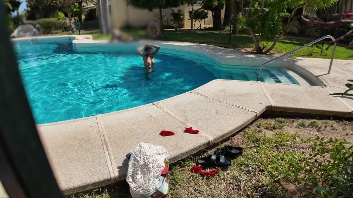 Public Bang - January 24, 2026 Daringkiara - Voyeur Watching Me Masturbating At Public Hotel Pool 4