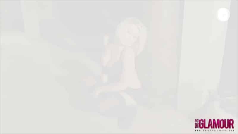 ThisIsGlamour 14 12 20 Melissa Debling Strips From Black Lingerie BTS FullHD 2