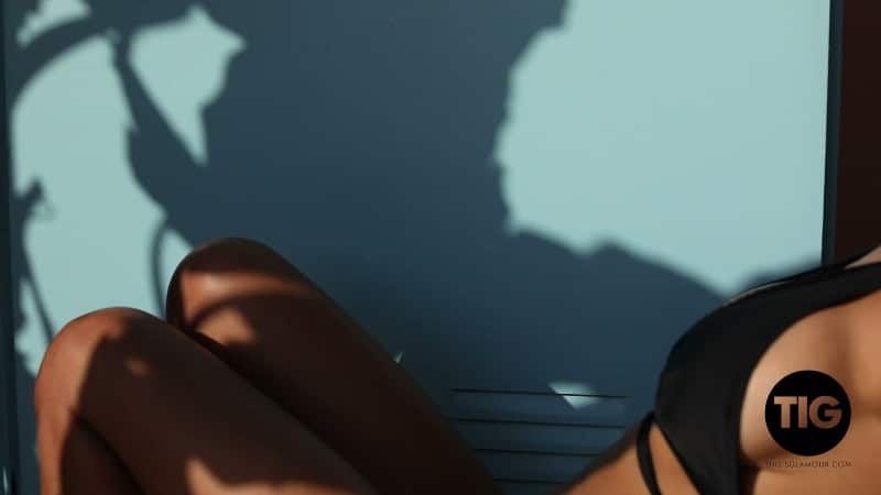 ThisIsGlamour 15 04 14 Olivia Berzinc Teasing In Black Lingerie FullHD 2