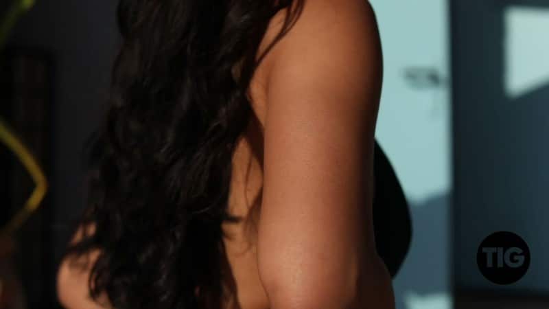 ThisIsGlamour 15 04 14 Olivia Berzinc Teasing In Black Lingerie FullHD 18