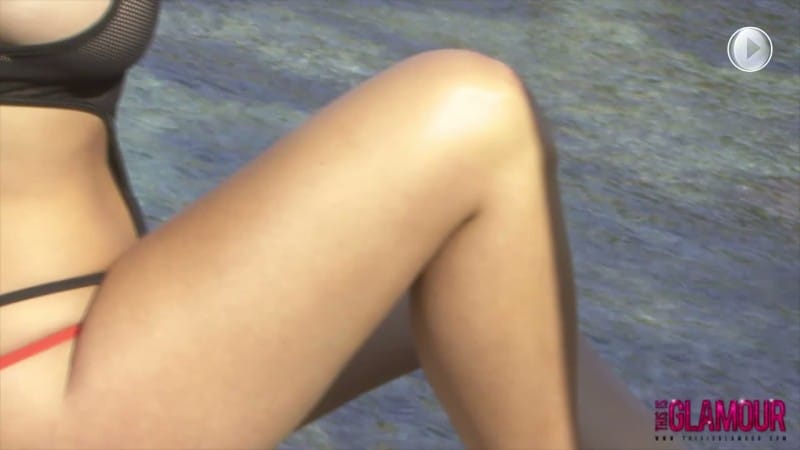 ThisIsGlamour 15 06 09 Melissa Debling Sexy See Through Monokini BTS FullHD 5