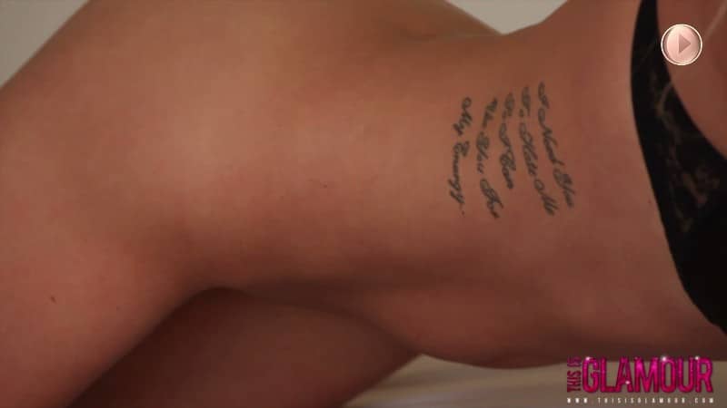 ThisIsGlamour 15 08 07 Natalie Fox Teases On The Bed FullHD 5