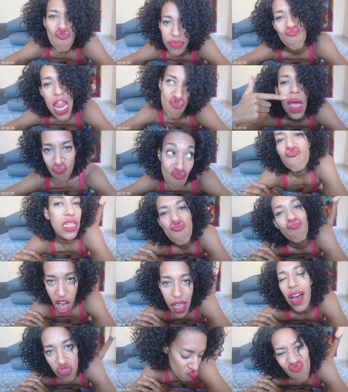 lip-sniffing-my-juicy-red-lips 6