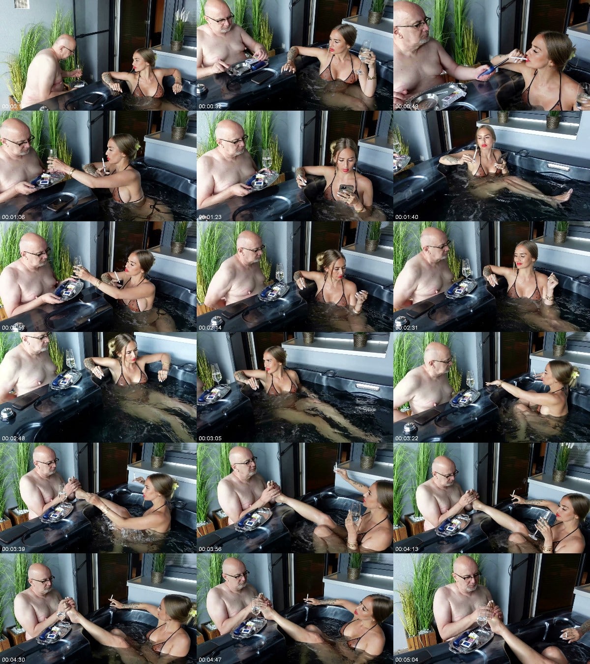 planetfemdom clips 4 you - Goddess Kira Gold - BRAND NEW!! - Obedient servant and human ashtray for the Goddess in the whirlpool 6