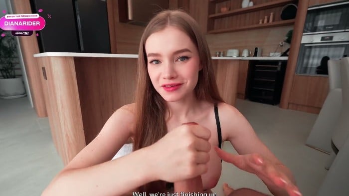 Diana Rider (featuring Arina Fox) - Wife Won't Give Me Sex! I'll Cheat With Her Friend On Kitchen! Husband Fucks While Wife's Nearby! (26.01.29) [1080p] 5