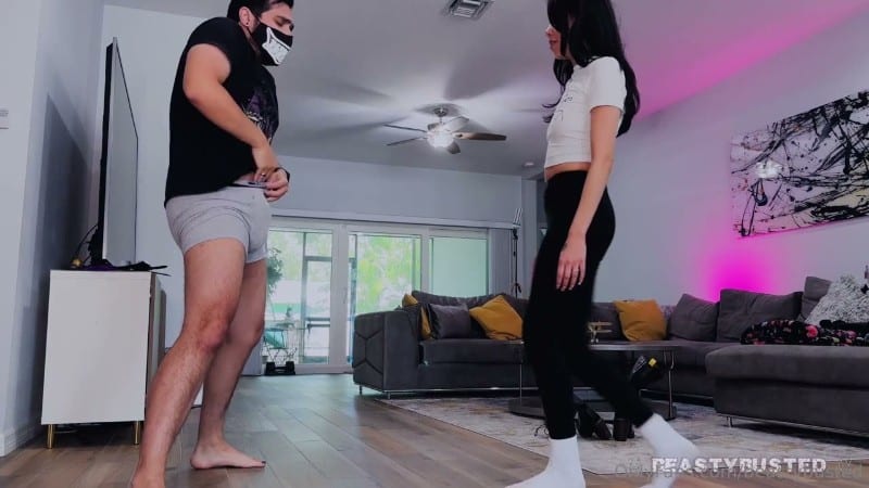 BeastyBusted - Miss Mias HARD Ballbusting And Teasing in Boots And Socks 5