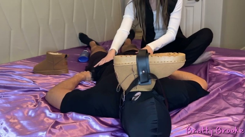 Bratty Brooke - Worship My UGG Boots - Stepsisters UGGs Smelling Handjob 4