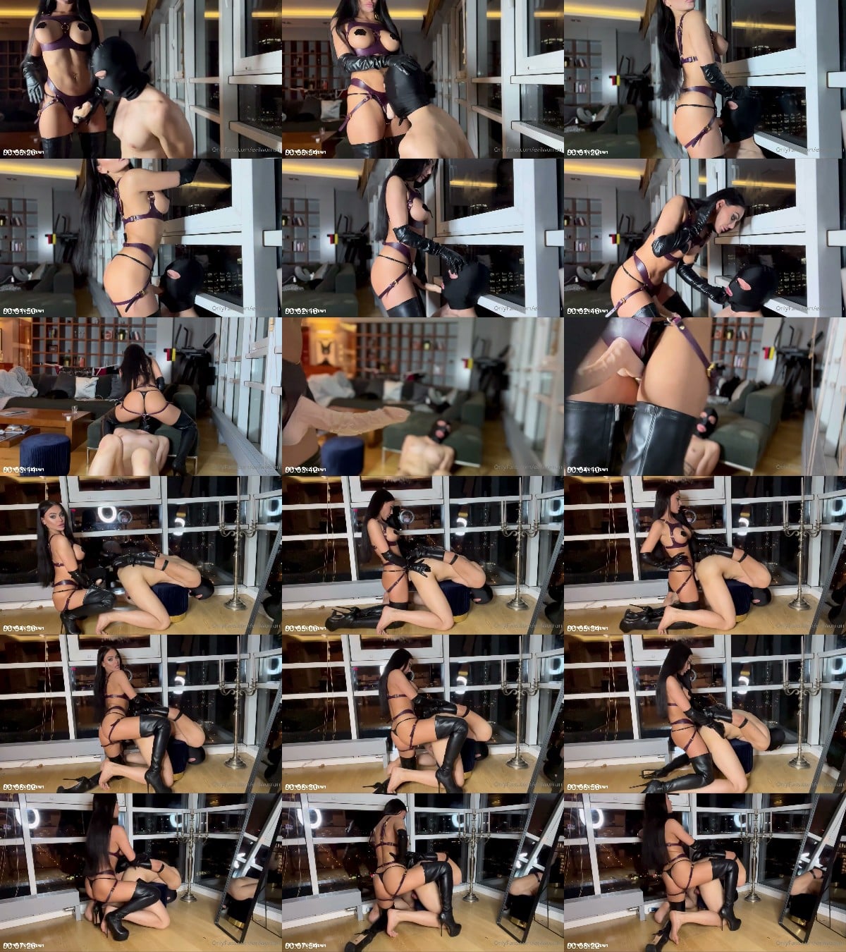 EVIL WOMAN - EvilWoman - Pegging and mouthfucking with my restrained toy 6