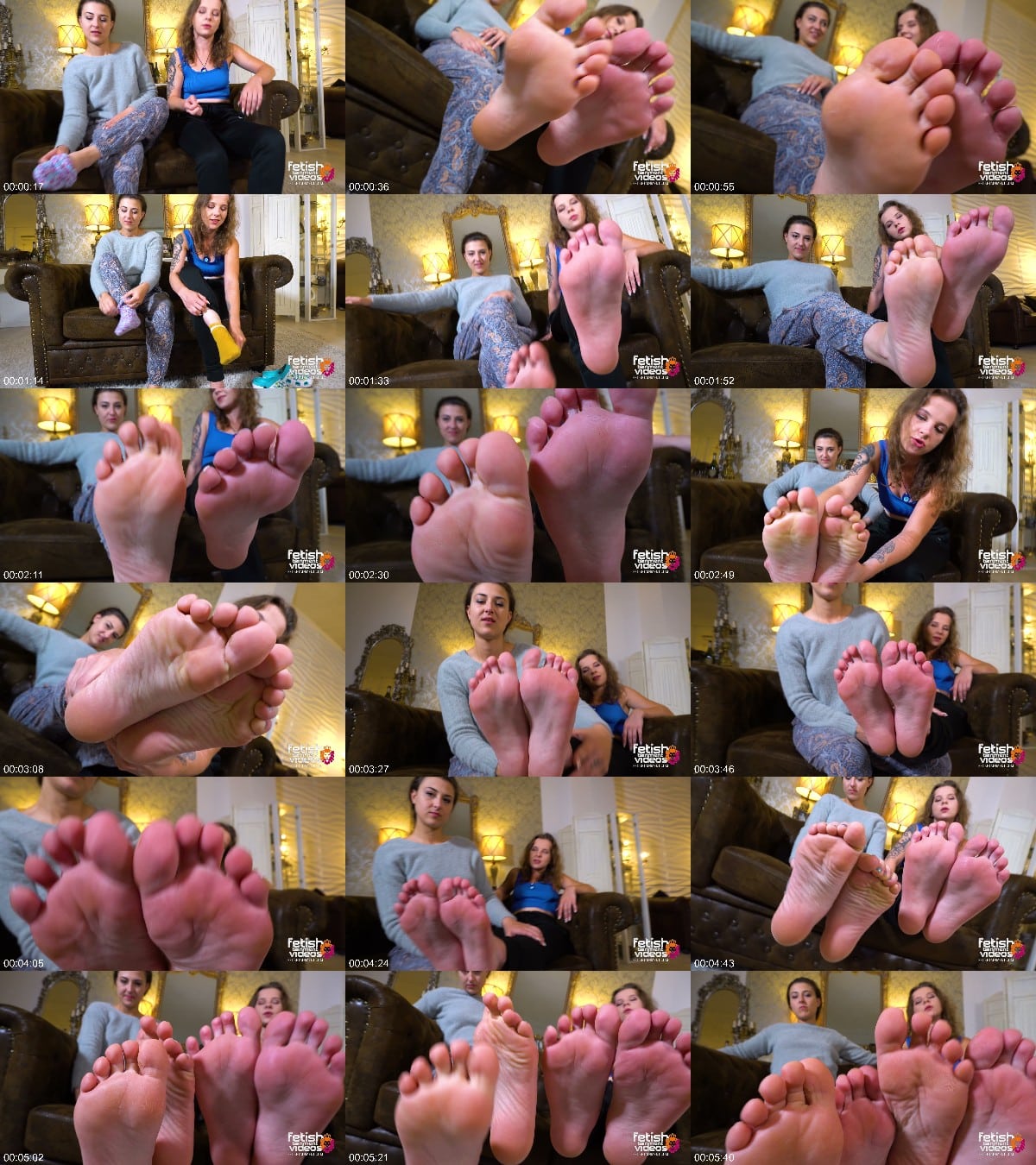 FEMDOMSQUAD Video Store - Hey Subslave you will suck the feet of me and my slave Foot Fetish with Kinga Luciana 6