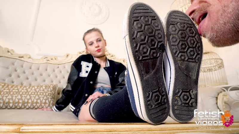 FEMDOMSQUAD Video Store - I get my Converse sneakers licked clean 2