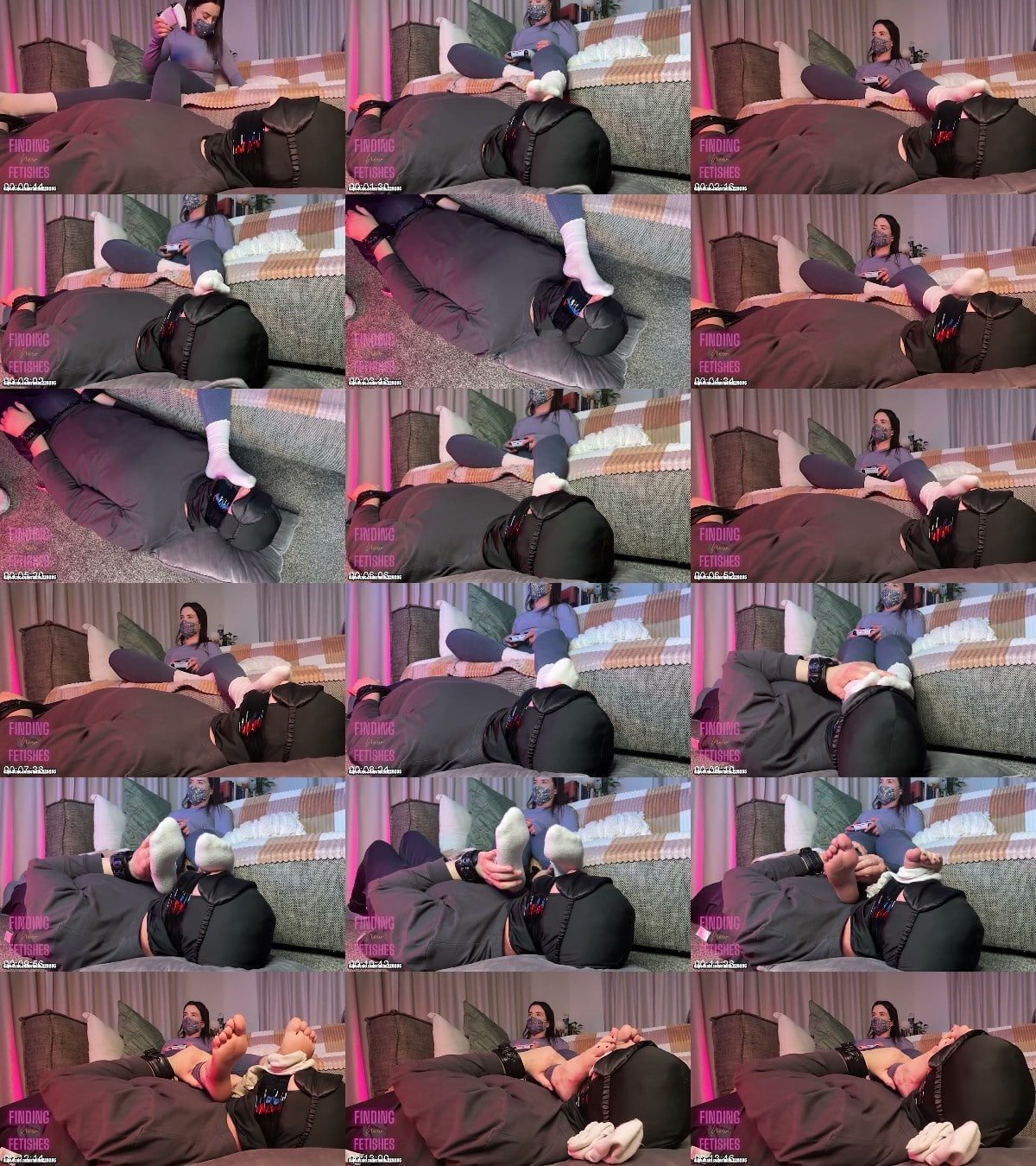 Finding New Fetishes - Stinky Sock Gaming Footrest 6