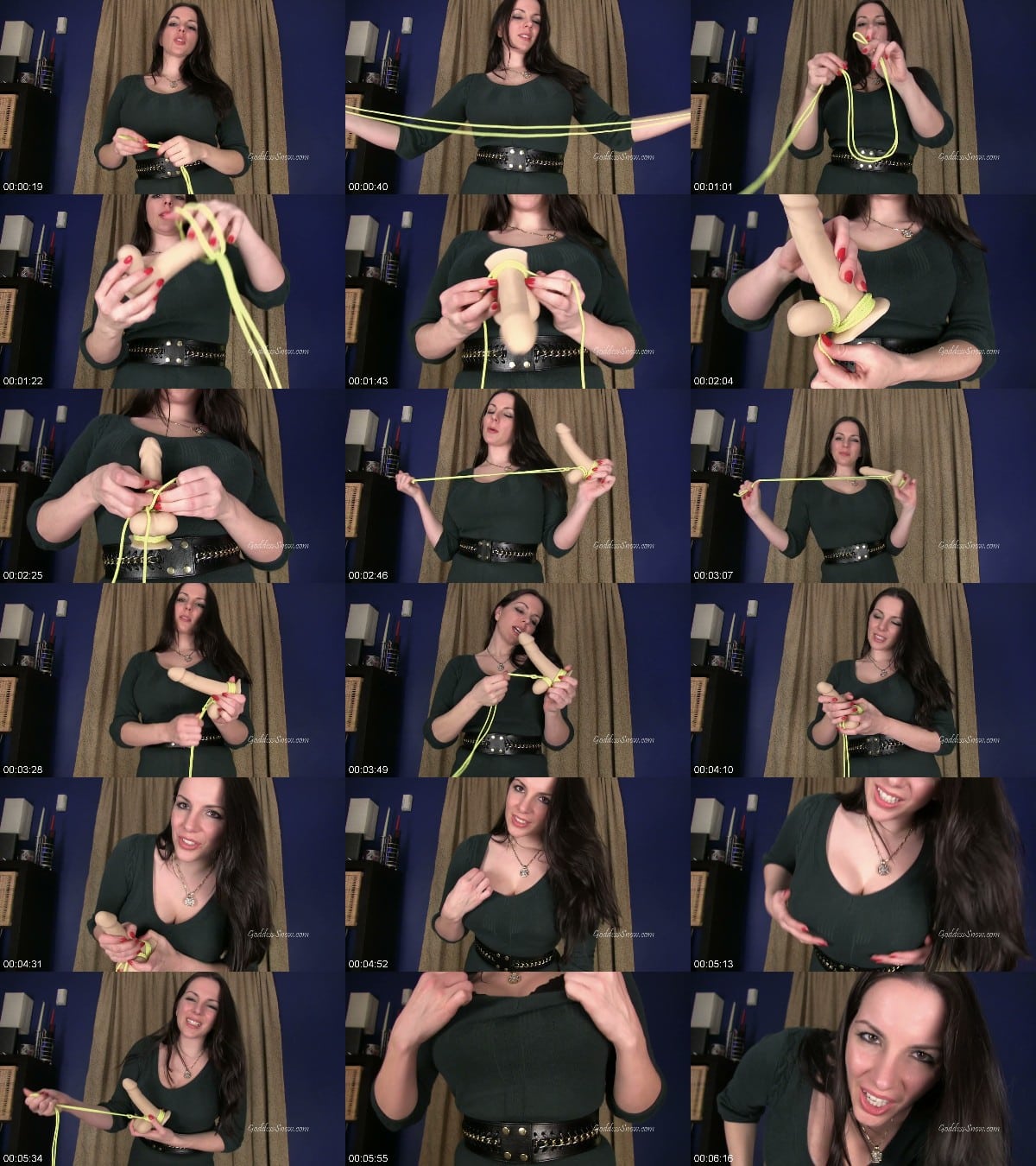 Goddess Alexandra Snow - Tied Balls 6