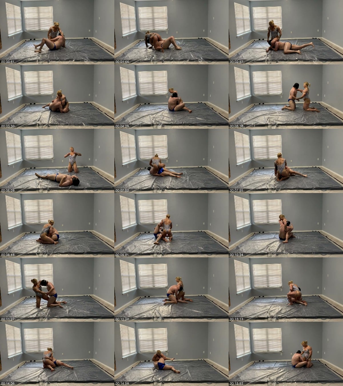 Herculess Domain - Tatiana Vs Hercules Oil Wrestling 6