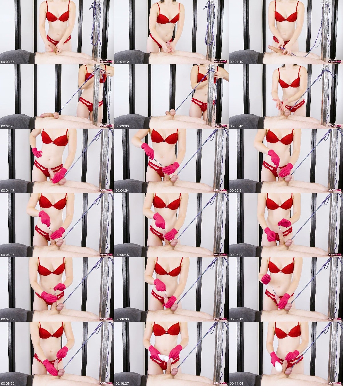 House Of Era - Urethral Sounding Bound Cock n Handjob in gloves to cum Edging CBT - Urethral Sounds 6