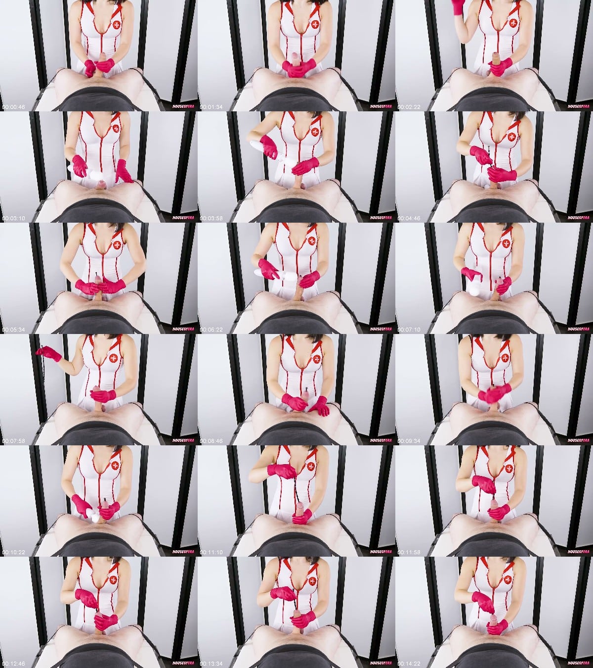 House of Era - Nurse Cock Sounding Gloves Handjob to Cum 6