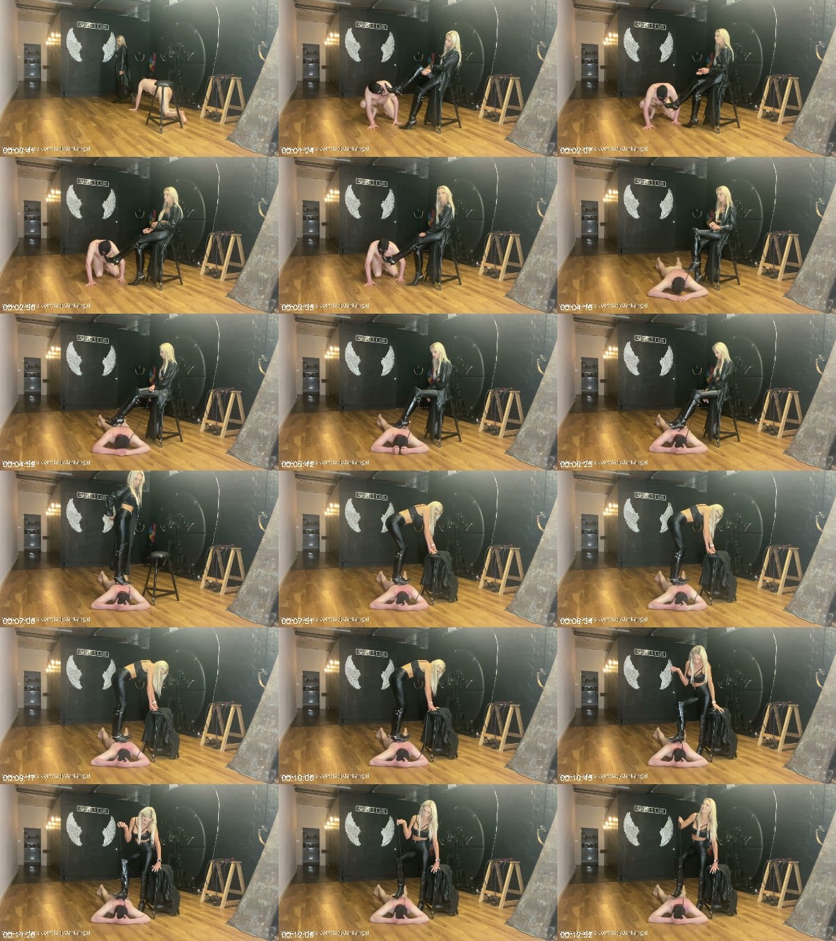 LADYDARKANGEL - Trampling With Leather Mistress 6