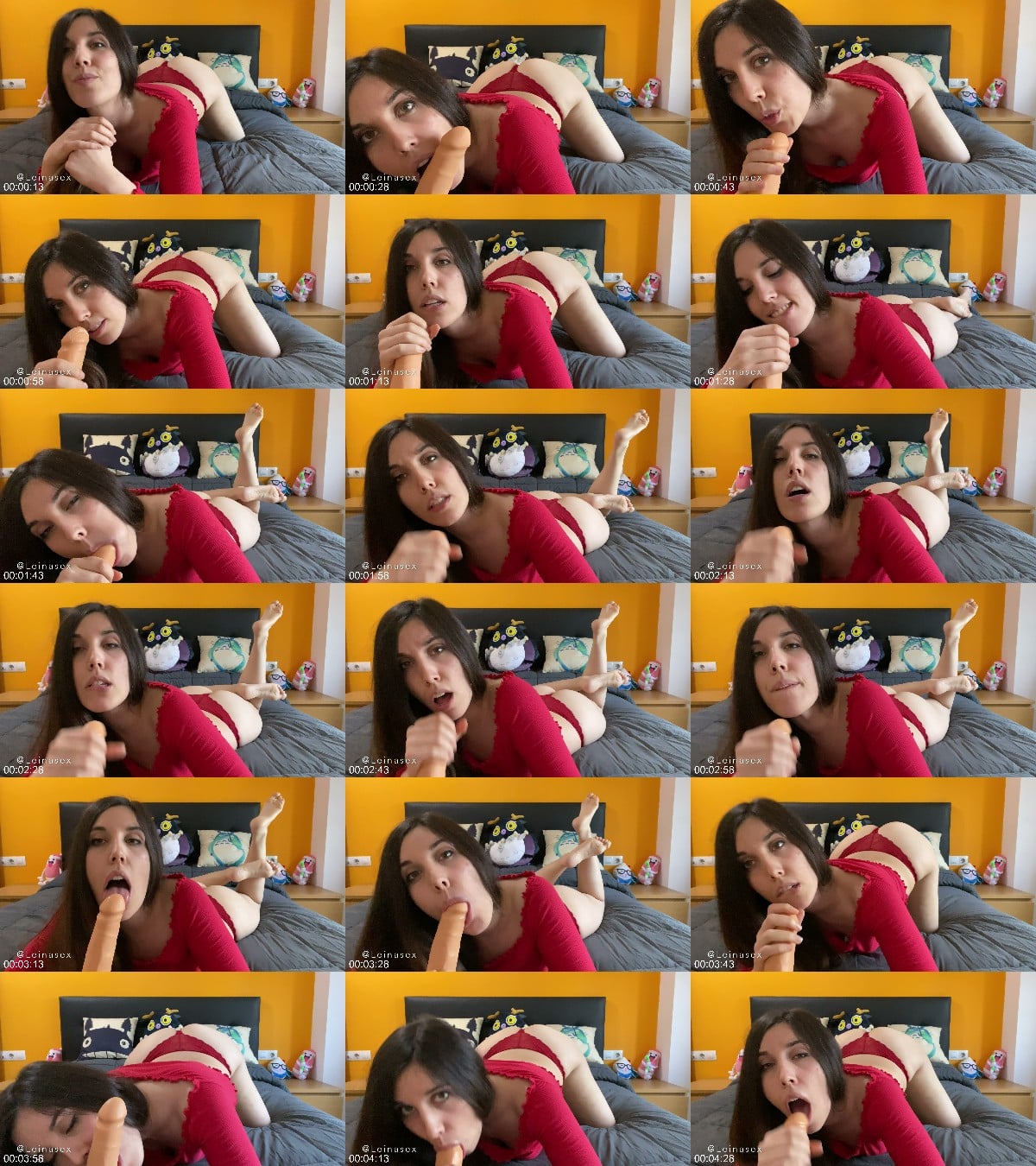 Leina Sex - Handjob and Blowjob to my toy 4K 6