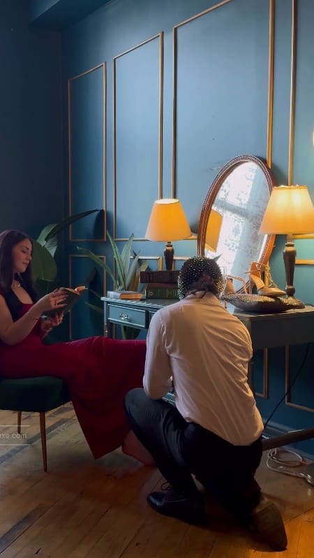 Lexi Luxxe - Silent Commands - Afternoon Reading with My Human Footstool 2