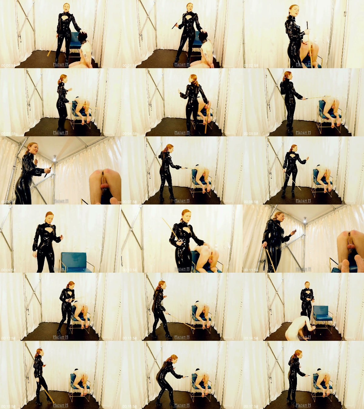 Madam M - Cane Count Control - challenged with extreme high count hard and fast caning 6