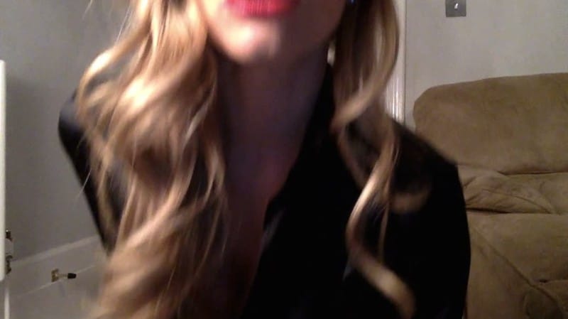 MissTiff - Custom satin shirt role play tease 1
