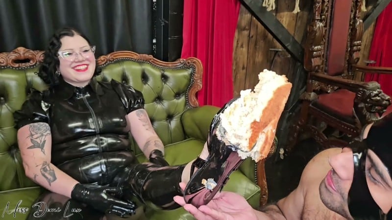 Miss Demi Lux - The Domme Next Door - Slave Eat Your Birthday Cake From Our Heels And Feet 2