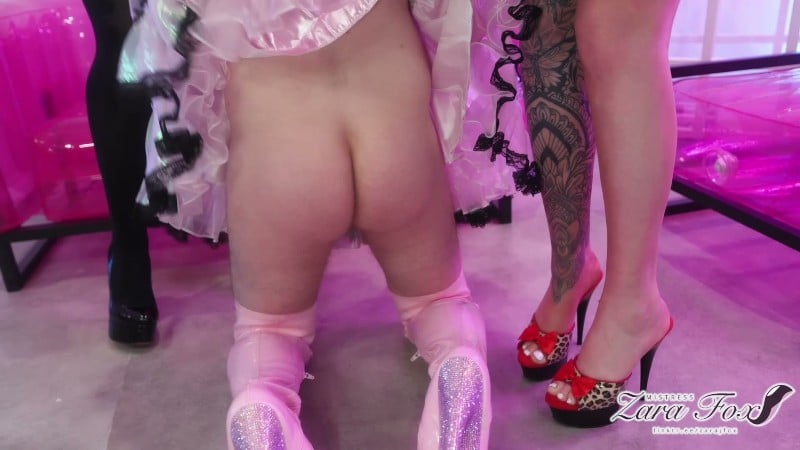Miss Zara Fox - SISSY STRAP SUCKING TRAINING 3