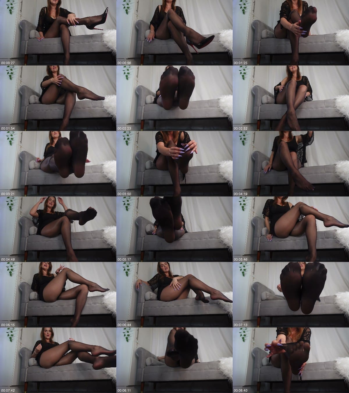 MissesDiscreets - I Caught You Staring at My Legs In These Shiny Pantyhose 6