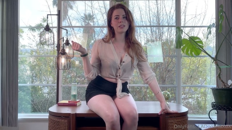 Mistress Avalon - LADominaXoX - Be a Good Boy and Lick this Spit off my Thighs! Worship JOI 5