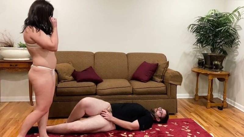 OnlyBallkicking - Barefoot Bikini Ballbusting - Tilly 5