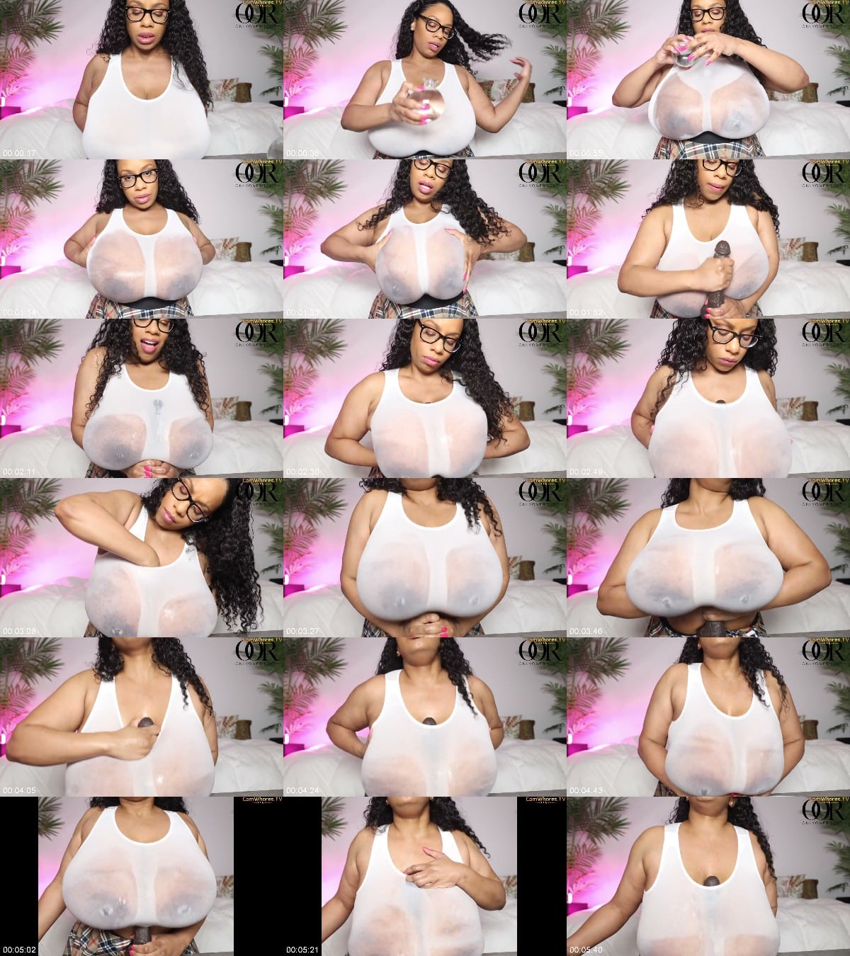 OnlyOneRhonda - Sheer Sports Bra Tittyfuck 6