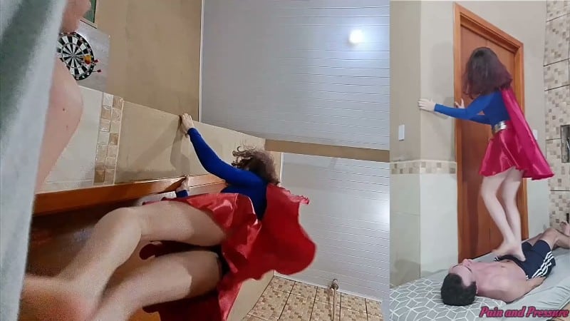 Pain And Pressure - 67 Beatriz As Supergirl Stomping With Super Strength 4