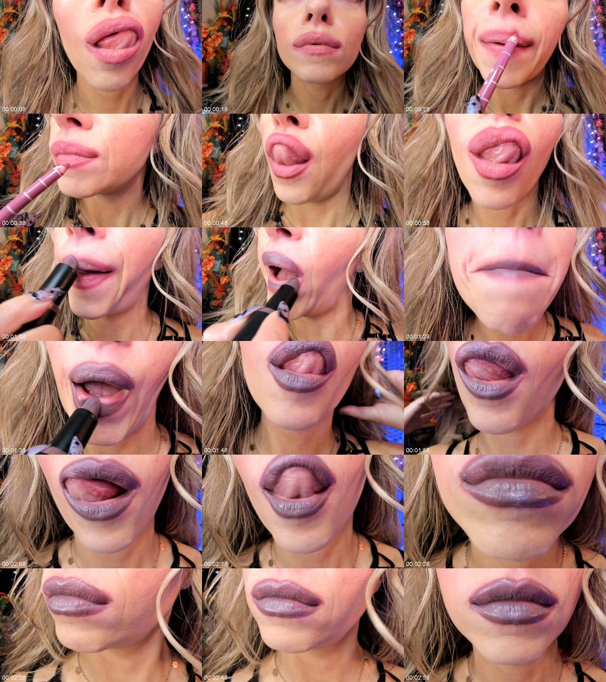 Petite Mercy - Manic Mauve Lipstick Lip Licking 6