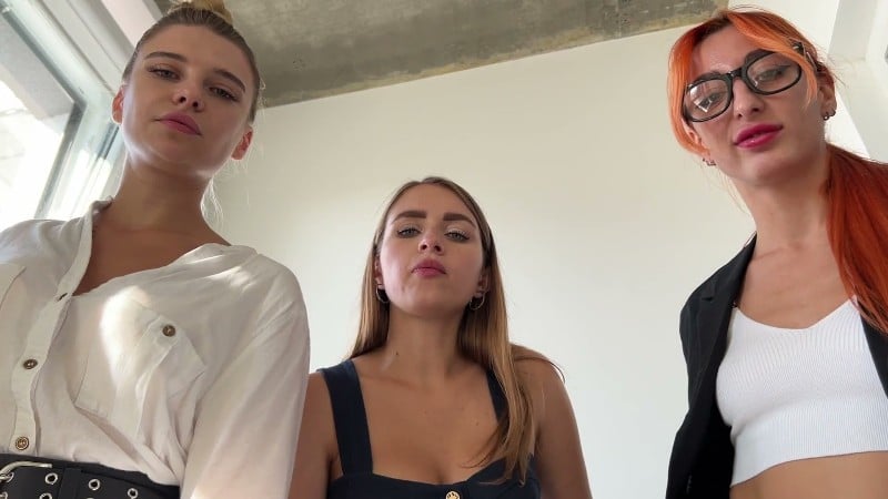 Petite Princess FemDom - PPfemdom - Young And Cruel Female Teachers Spit On You - POV Spitting Humiliation 3