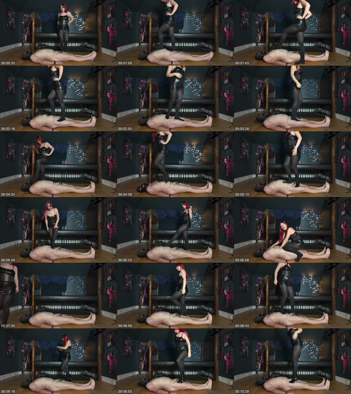 Princess Diss - Nylon Pantyhose Tights and Stiletto Trample 6