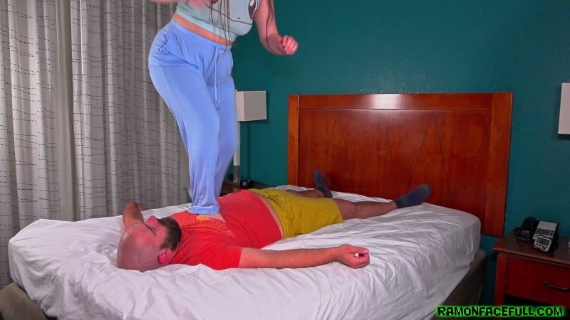 Ramons Facefull Of Feet - Bell and Ramon - Karas Ramon Massage Smother 24