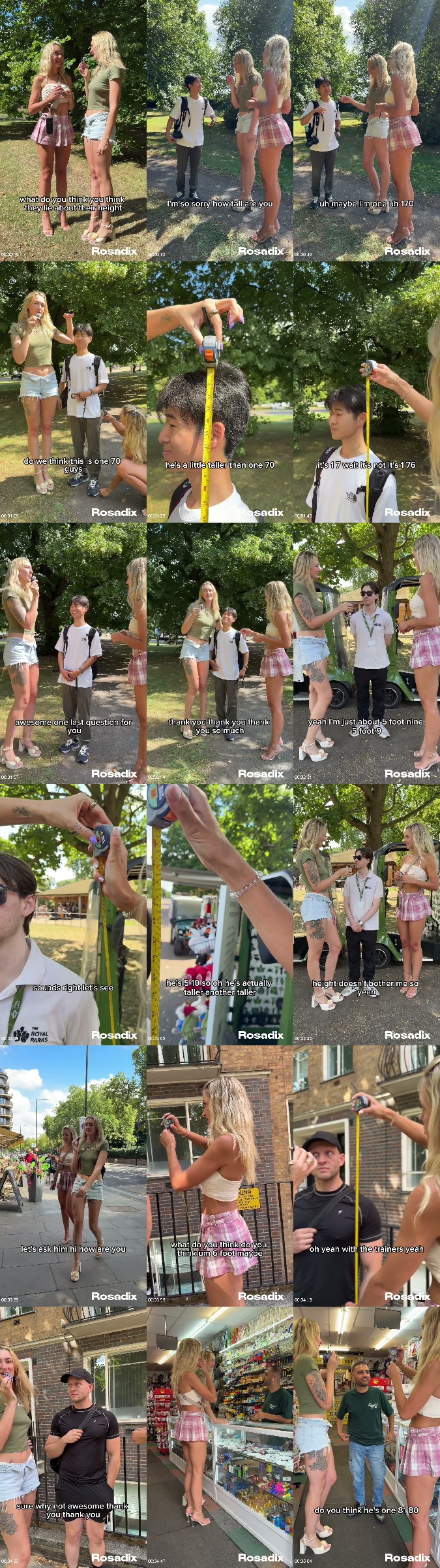 Rosadix - Blondi and Maddie - Public Height Check 6