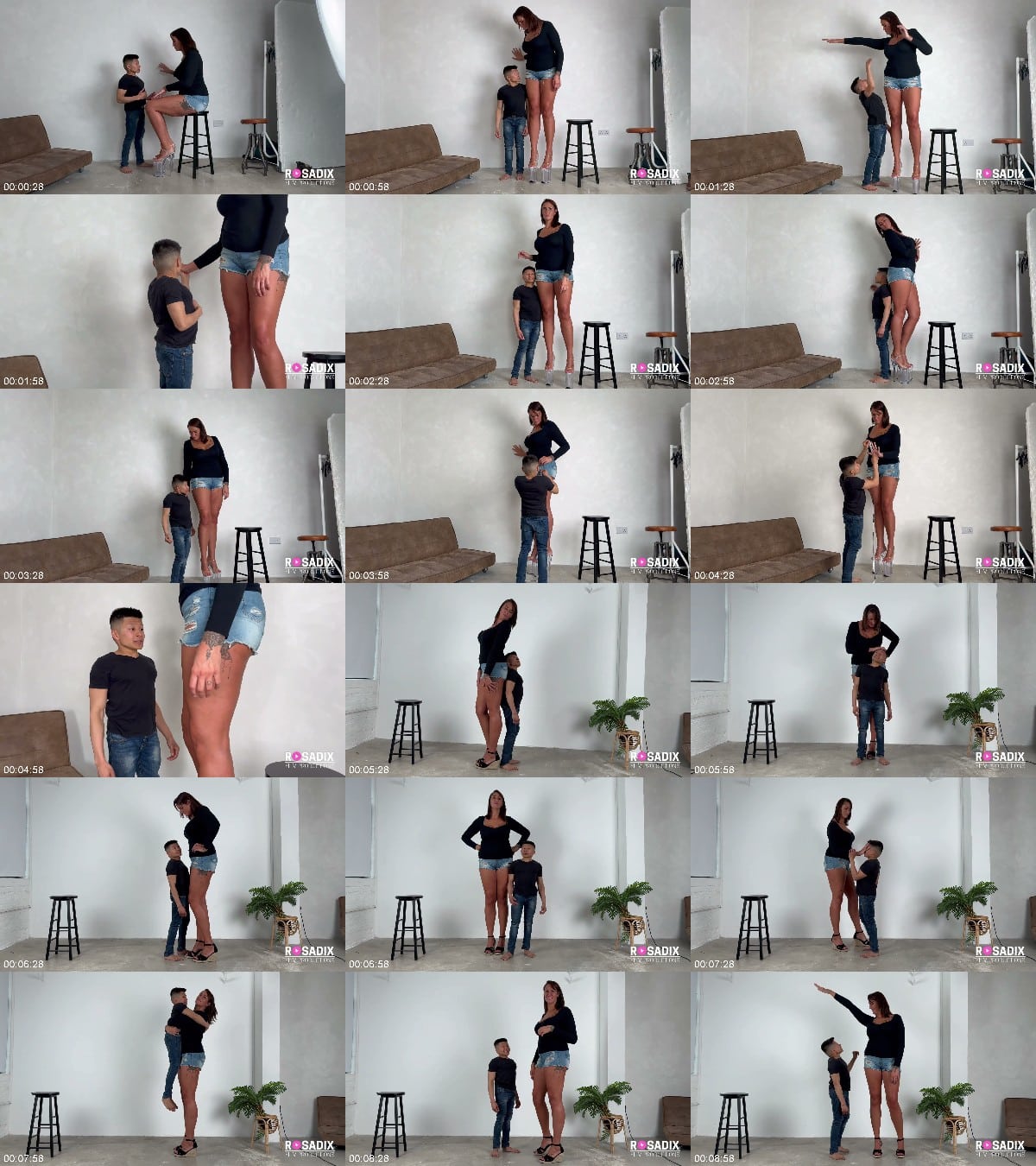 Rosadix Films - Huge Amazon Stella Vs Little Bodybuilder Chon 6