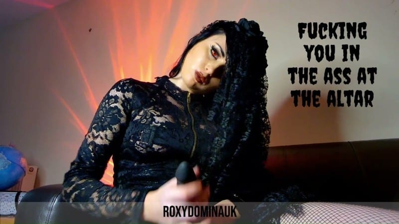 RoxyDominaUK - Pegg1ng you bent over the altar on our wedding day 1