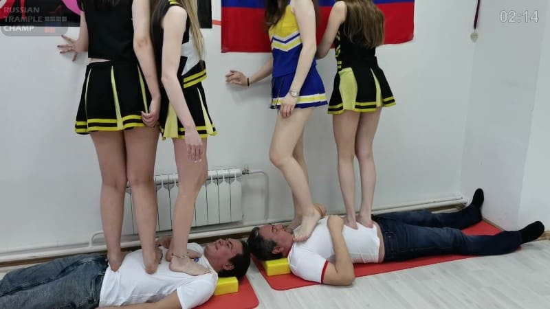 Russian Trample Championship - Moscow Multitrampling Contest 39 Full Sweet Pain Under Cheerleaders Feet 2