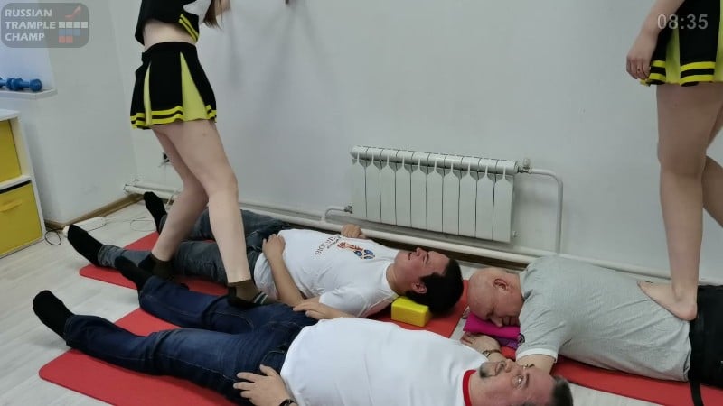 Russian Trample Championship - Moscow Multitrampling Contest 39 Full Sweet Pain Under Cheerleaders Feet 1